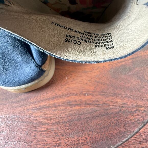 Born Castries Espadrille Flats Blue Suede Leather Slip-On Comfort Shoes 6M - Picture 7 of 11